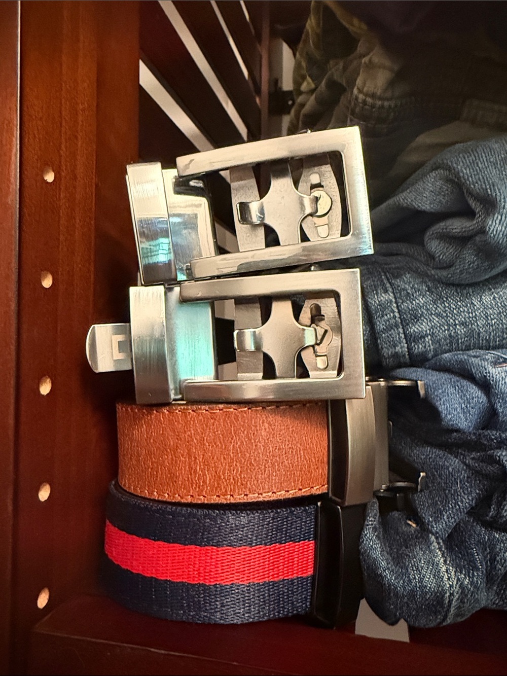 2 Anson Belts + 2 Extra Interchangeable Buckles